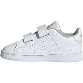 Adidas Advantage I Jr EF0305 blanco 2 Adidas Advantage I Jr EF0305 blanco 2