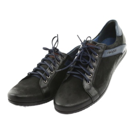 Nikopol Calzado deportivo para hombre negro azul marino 3