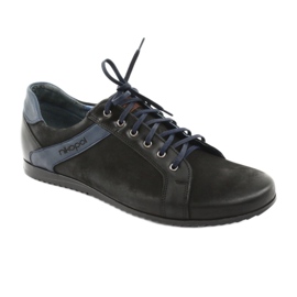 Nikopol Calzado deportivo para hombre negro azul marino 1