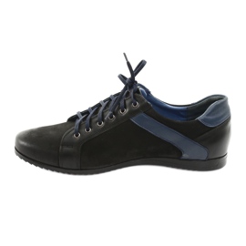 Nikopol Calzado deportivo para hombre negro azul marino 2