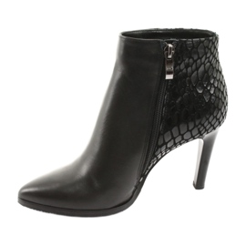 Botas Espinto negras de tacón alto negro 2