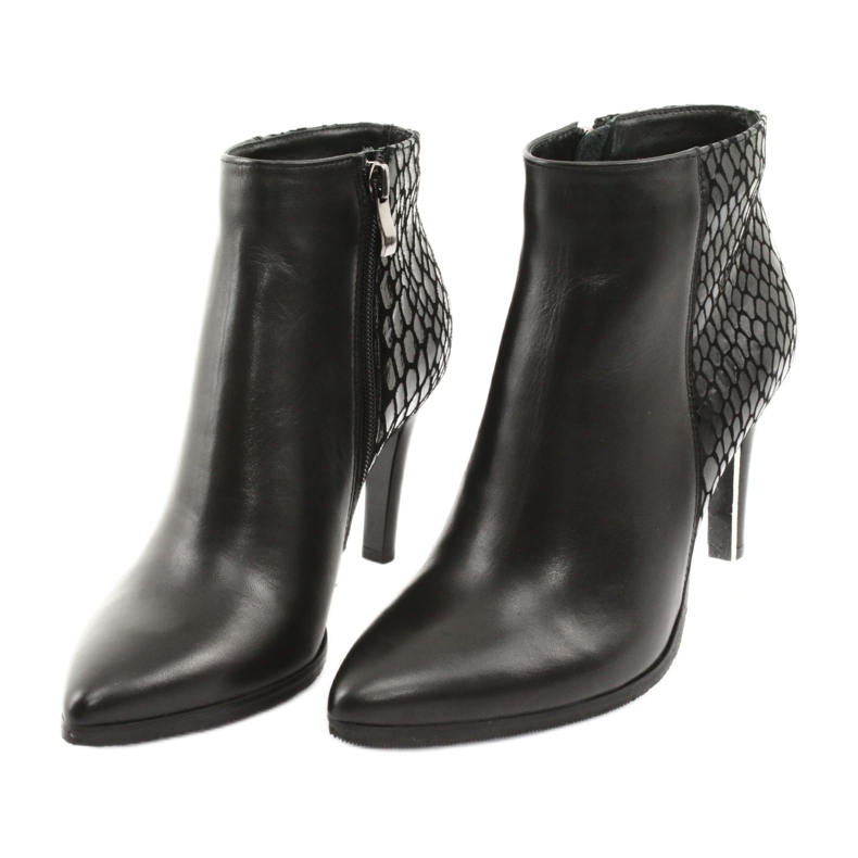 Botas Espinto negras de tacón alto negro 3 Botas Espinto negras de tacón alto negro 3