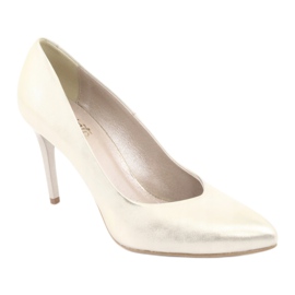 Bombas de cuero para mujeres Golden Espinto 889 en un alfiler dorado 1 Bombas de cuero para mujeres Golden Espinto 889 en un alfiler dorado 1