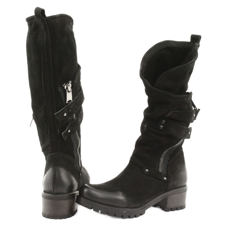 Botas de mujer badura negro 4