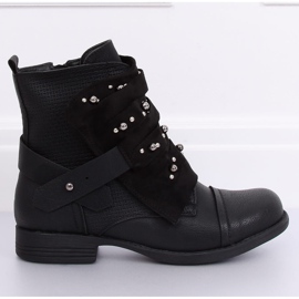 Botas militares negras de mujer 836-PA Black negro 3
