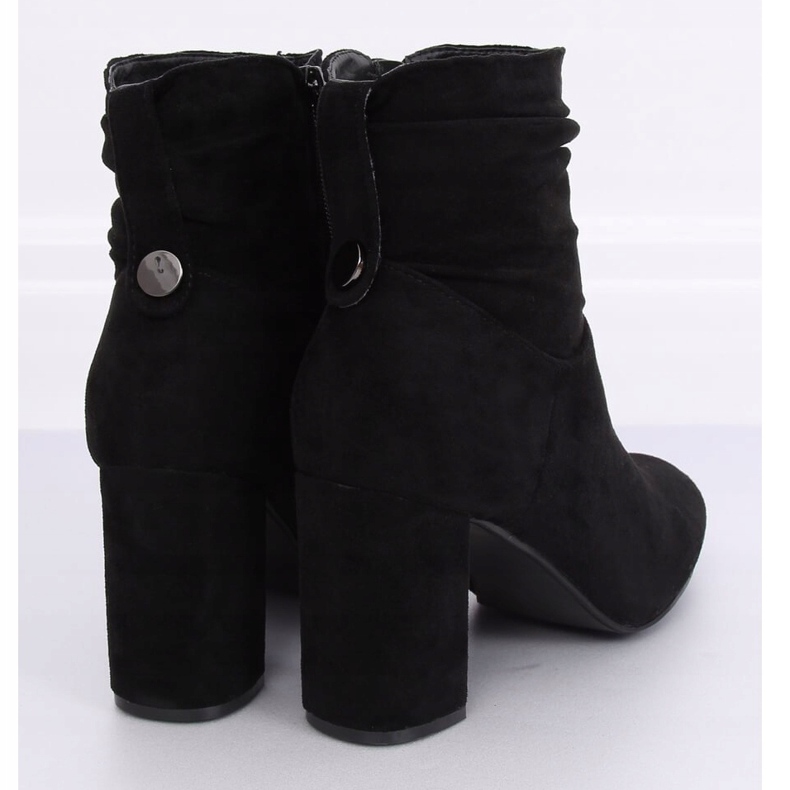 Botas clásicas negras de tacón alto 9018-7 Negro 2 Botas clásicas negras de tacón alto 9018-7 Negro 2
