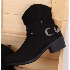 Botas vaqueras negras para mujer 8035-GA Negro 3