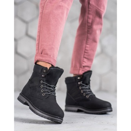 SHELOVET Botas de invierno negras negro 2