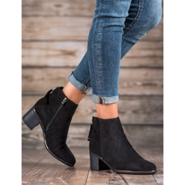 Filippo Botas de gamuza clásicas negro 4