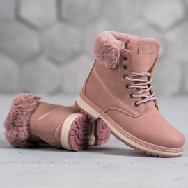 Botas con purpurina MCKEYLOR rosado 3