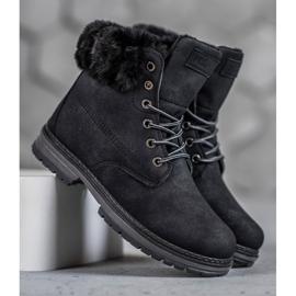 Botas con purpurina MCKEYLOR negro 4