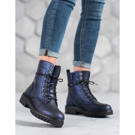 M.Daszyński Botas azul marino 1