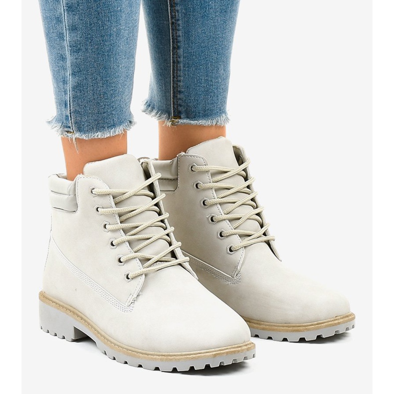 Botas de montaña grises sin aislamiento W-3033 1 Botas de montaña grises sin aislamiento W-3033 1