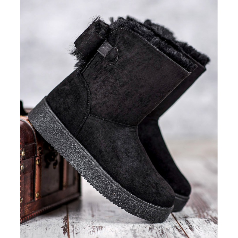 SHELOVET Mukluki con un arco negro 2