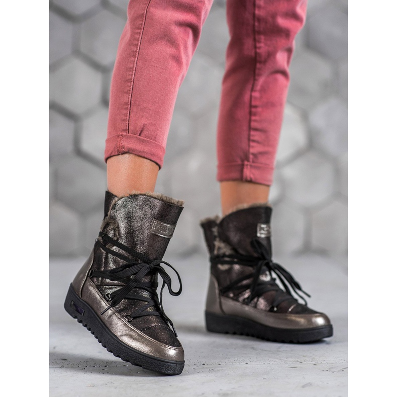 Botas de nieve MCKEYLOR con purpurina gris 1 Botas de nieve MCKEYLOR con purpurina gris 1