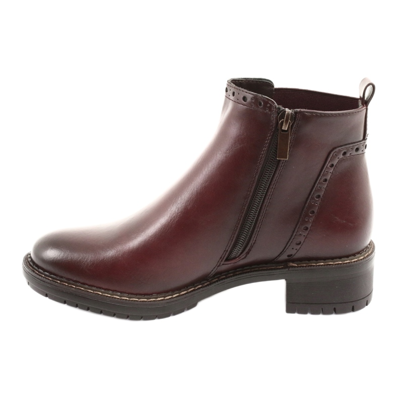 Botines Jodhpur boots Filippo 957 burdeos marrón 2