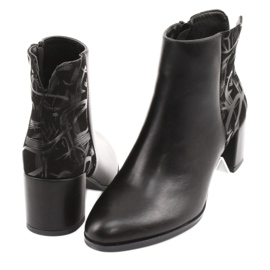 Botas con estilo en el poste negro Sergio Leone 521 4