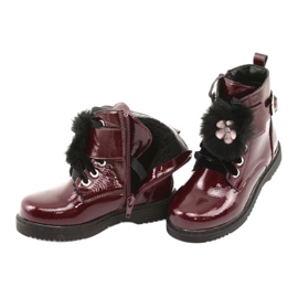 Botas barnizadas de latas Evento 1438 negro rojo multicolor 5