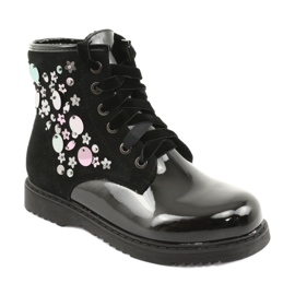 Botas de lentejuelas lacadas Evento 1433 negro 1