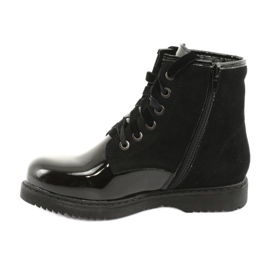 Botas de lentejuelas lacadas Evento 1433 negro 2