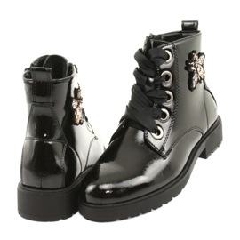 Bota lacada Sergio Leone 530 negro 4