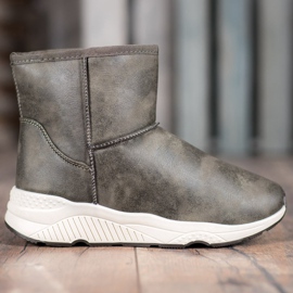 SHELOVET Botas de nieve cómodas multicolor verde 1
