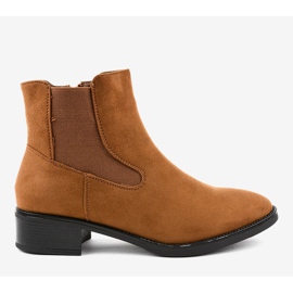 Botines planos marrones para mujer 1552 marrón 2