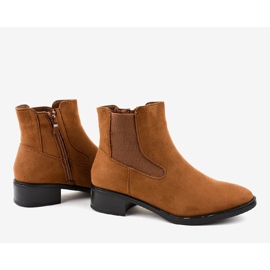 Botines planos marrones para mujer 1552 marrón 4