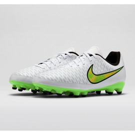 Botas de fútbol Nike Magista Onda Fg Jr 651653-130 blanco blanco 3