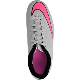 Botas de fútbol Nike Mercurial Vortex Ii FG-R Jr 651642-060 gris blanco 3