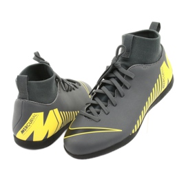 Zapatos de interior Nike Mercurial Superfly X 6 Club Ic Jr AH7346-070 gris 4