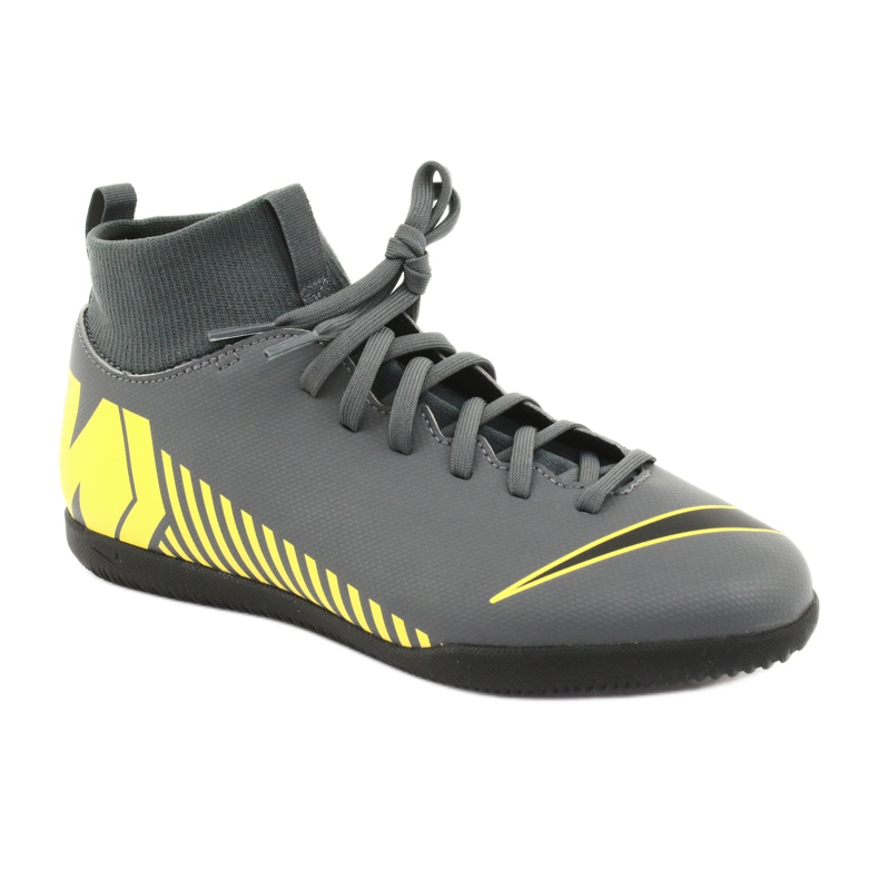 Zapatos de interior Nike Mercurial Superfly X 6 Club Ic Jr AH7346-070 gris 1