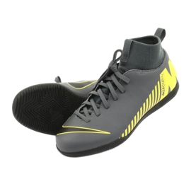 Zapatos de interior Nike Mercurial Superfly X 6 Club Ic Jr AH7346-070 gris 5