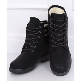Botas negras de madera con aislamiento para mujer 1120-PA Black negro 5
