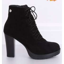 Black BK3235 Botas negras con plataforma negro 1