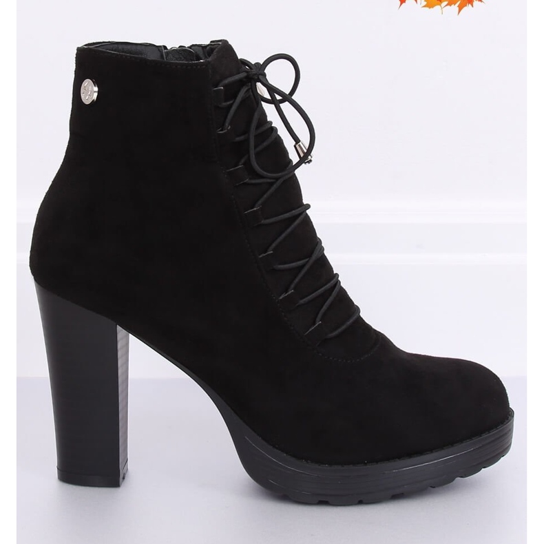Black BK3235 Botas negras con plataforma negro 1