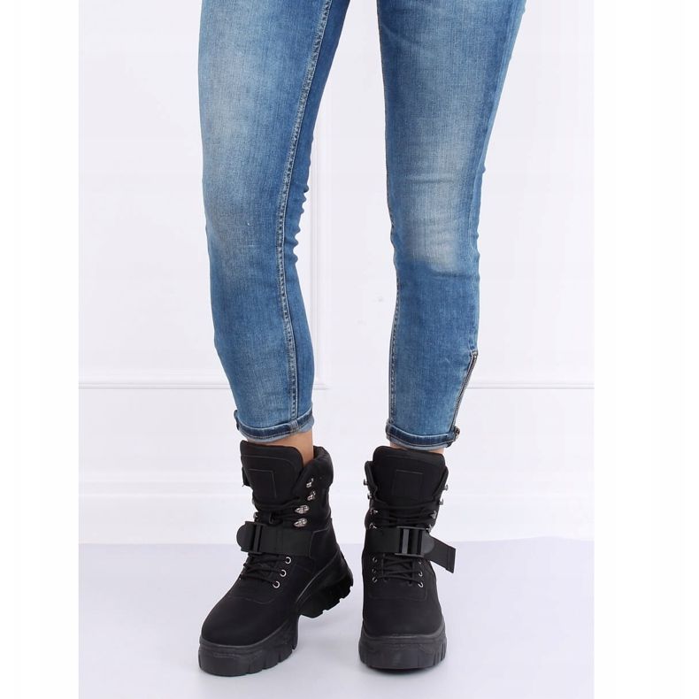 Negro HE117P Zapatos negros 1