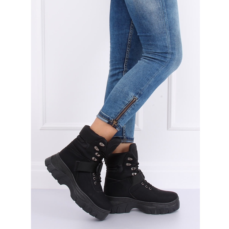 Negro HE117P Zapatos negros 2