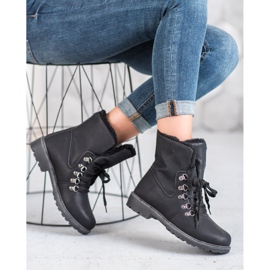 Super Me Botas cálidas negro 8