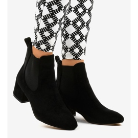 Botines negros con elástico 8012-PA 2 Botines negros con elástico 8012-PA 2