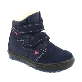 Ren But Botas con membrana de velcro 4411 azul marino rosado 1