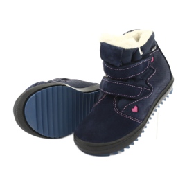 Ren But Botas con membrana de velcro 4411 azul marino rosado 5