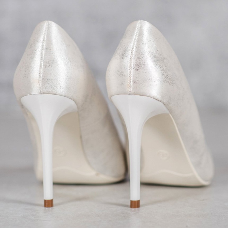 SHELOVET Alfileres de satén blanco 1