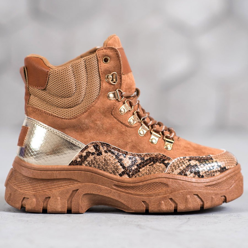 Botas VICES con cordones marrón 1 Botas VICES con cordones marrón 1