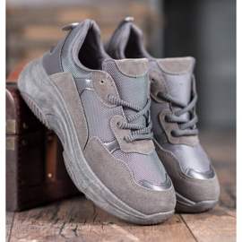 SHELOVET Zapatos deportivos grises 2