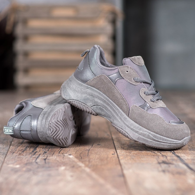 SHELOVET Zapatos deportivos grises 1