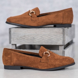 Mocasines VICES de ante marrón 3