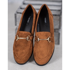 Mocasines VICES de ante marrón 4