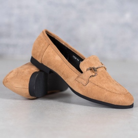 Mocasines VICES de ante marrón 3