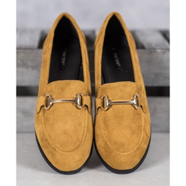 Mocasines VICES de ante amarillo 4